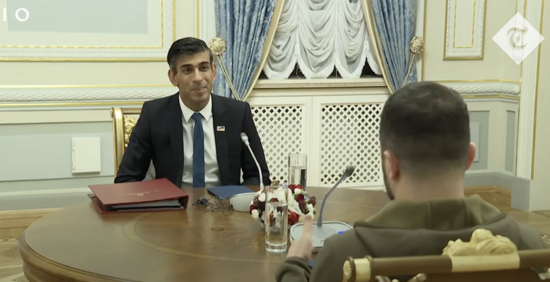 Премьер-министр Великобритании Риши Сунак посетил Киев