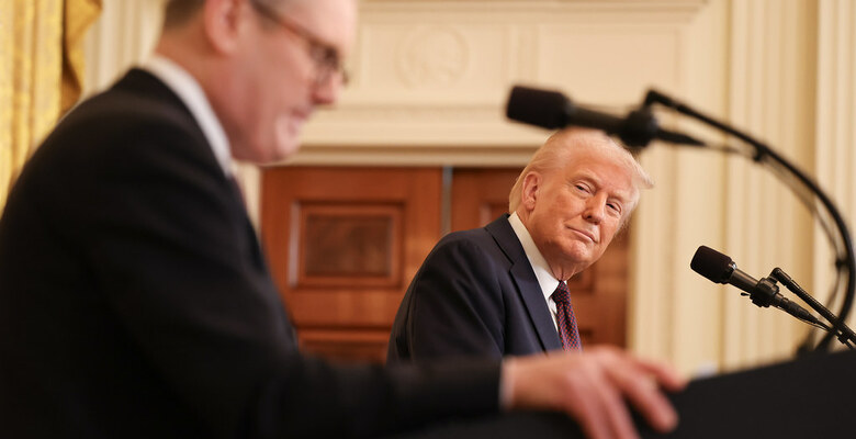 Премьер-министр Великобритании Кир Стармер на встрече с президентом США Дональдом Трампом в Белом доме в феврале 2025 года. Фото: flickr.com/number10gov