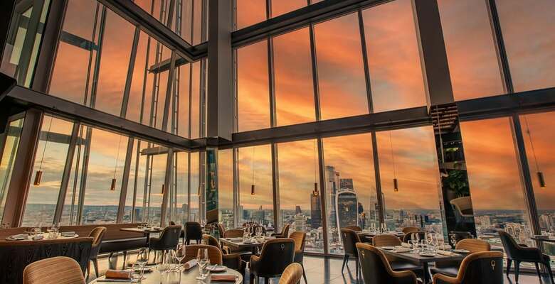 Ресторан Aqua Shard. Фото: instagram.com/aquashard