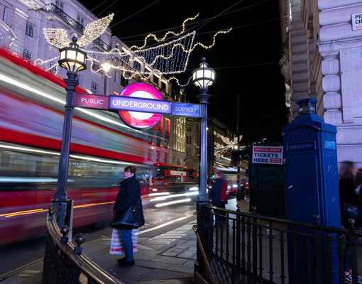 Как будет работать общественный транспорт в Лондоне в рождественские и новогодние праздники