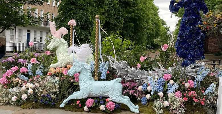 Инсталляция одного из прошлогодних шоу Chelsea in Bloom. Фото: instagram.com/conocelondres