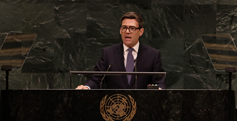 Премьер-министр Великобритании Энди Бернем на Генассамблее ООН. Фото: flickr.com/number10gov