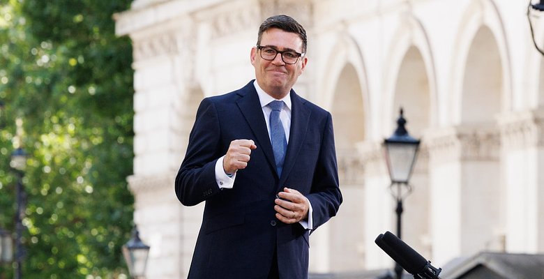 Премьер-министр Великобритании Энди Бернем. Фото: x.com/andyburnham.
