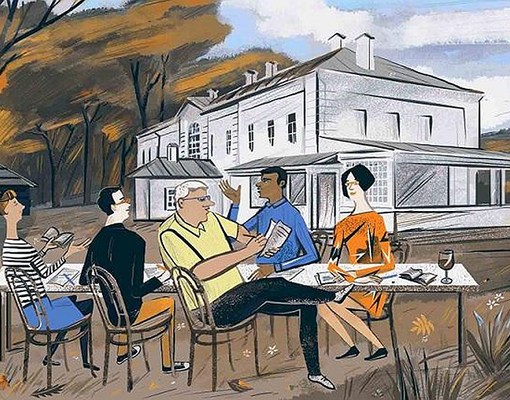 Британские писатели собрались в Ясной Поляне