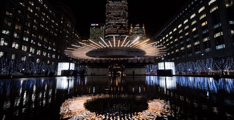 Canary Wharf для всей семьи: с катка на световое шоу