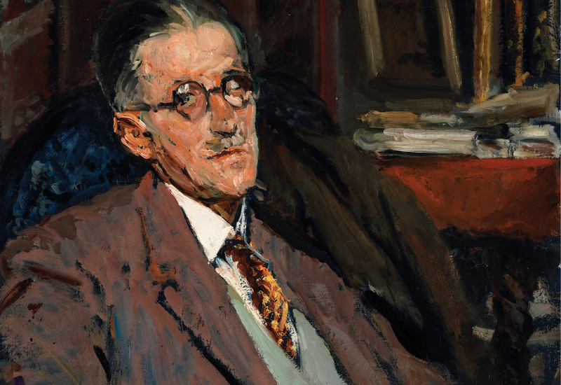 Жак-Эмиль Бланш. Портрет Джеймса Джойса. 1934. Изображение: commons.wikimedia.org