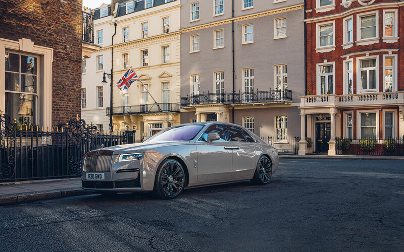 Rolls-Royce Ghost в лондонском районе Мэйфер. Фото: press.rolls-roycemotorcars.com