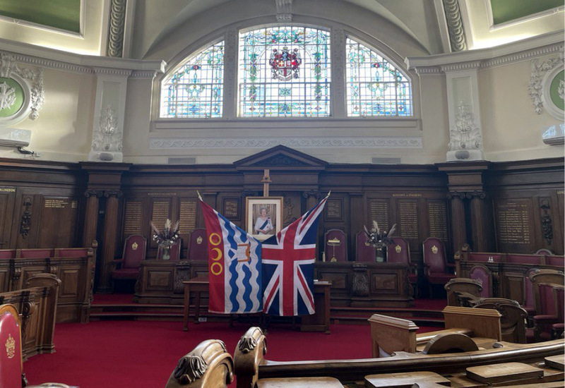 Зал, где Катя присягала королеве при вступлении в гражданство